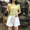 Shorts Casuais de Algodão Feminino, Calças Largas Plus Size, Hot Pants para Casa Praia, Shorts Esportivos Casuais Soltos de Verão