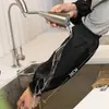 Venta Directa de Fábrica Delantal Impermeable de Lona de Alta Gama Personalizado Catering Verano Delgado Transpirable Delantal de Cocina Ropa de Trabajo para Mujeres