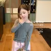 26 Top Casual de Moda Cómodo Multicolor de Dibujos Animados para Niñas de Otoño Estilo Simple para Niños Ropa Linda para Niños Camiseta de Manga Larga