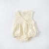 Conjunto de Bebé 2025 Otoño Nuevo Estilo Ropón de Bebé para Cien Días y Mes Completo Estilo Princesa Vestido de Primera Fiesta de Cumpleaños a la Moda Conjunto de Dos Piezas