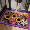 Alfombra de Barro Diatomeo de Lana Nueva Alfombra Decorativa para Puerta de Entrada Alfombrilla para Pies de Baño Antideslizante Absorbente Antideslizante
