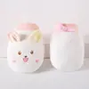 Luvas Anti-Arranhão para Recém-Nascidos 0-6 Meses, Algodão Puro, Respiráveis e Mastigáveis, Artefato Facial Anti-Arranhão para Bebê, Estilo Fino para Primavera e Verão