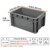 Atacado de Suzhou Chongqing caixa plástica para instrumentos dimensões externas 300*200*147 caixa plástica para giro de instrumentos