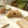 Muñeco de Peluche Chirriante de Dibujos Animados Broche Juguete de Comida Llavero DIY Colgante de Bolso Accesorio para Sombrero