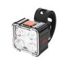Conjunto de luzes de bicicleta transfronteiriças farol de alto brilho de bicicleta de alta resistência luz de aviso de equitação ao ar livre luz traseira de bicicleta de montanha