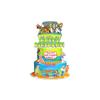 Plato de papel temático de fiesta de Scooby Doo transfronterizo Scooby Doo vajilla para fiesta de cumpleaños infantil plato de papel servilleta de papel decoración