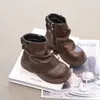 Botas curtas femininas, nova coleção outono/inverno 2026, estilo coreano, inspiradas em princesas, confortáveis, versáteis, antiderrapantes, com sola macia, botas estilo Martin