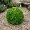 Tapa de registro decorativa de planta verde para exteriores, bola de planta verde artificial, bola de césped decorativa, oculta imperfecciones, es resistente al sol y antioxidante