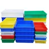 Caja de almacenamiento, charola cuadrada de plástico, caja de rotación, marco de plástico, caja de alimentos, caja de rotación logística, engrosada, Xichen, envío directo de una pieza