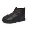 Zapatos de Algodón Nuevos de Invierno para Madres de Mediana Edad y Mayores Botines Cortos de Estilo Chino Retro para Mujer Zapatos de Algodón Cálidos Engrosados para Mujeres de Mediana Edad y Mayores