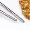 Nuevo Juego de Herramientas para Manicura Yaqin de Acero de Tungsteno: Cabezal de Pulido, Biselador, Varilla Recta para Eliminar Piel Muerta y Grabado, Pulido de Uñas