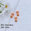 Accesorios de Aleación Tenedor Lindo de Dibujos Animados Cuentas Pintura Cadena para Teléfono Móvil Materiales para Manualidades Accesorios al por Mayor Agujero Vertical Hecho a Mano