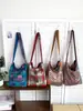 Bolso bandolera vintage de doble cara para otoño e invierno en tonos tierra chocolate, bolso de hombro para salidas de otoño, estampado de leopardo a cuadros, bolso tote de alta gama