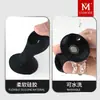 Meiyi succión de puerta sin perforaciones nuevo tope de puerta manija de puerta silicona anti-colisión dispositivo de succión de puerta fijo magnético fuerte touch de puerta de toalla sanitaria