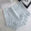 Ropa interior de algodón puro para mujer de verano, de cintura alta, levanta glúteos, aplana abdomen, entrepierna de seda, shorts tipo triángulo cómodos y transpirables para mujer, estilo delgado