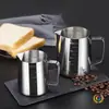 Acero Inoxidable 316 Taza para Arte Latte Taza Medidora Jarra para Arte Latte Tetera con Pico Delgado Jarra de Leche Jarra para Verter Café Aceite
