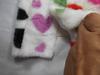 Estampado de Piel de Conejo Tamaño Corazón Súper Suave Imitación Conejo Felpa Ropa Exterior de Mujer Equipaje Zapatos Sombrero Bolso Juguete Tela de Felpa