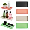 Bandeja de silicona transfronteriza para aromaterapia, antideslizante, resistente al desgaste, bandeja decorativa de almacenamiento multifuncional para escritorio de sala de estar, artículos varios