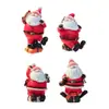Decoración de Escritorio Exclusiva Transfronteriza de Papá Noel y Muñeco de Nieve Adornos Pequeños Mini Escena Navideña Accesorios para Disparos de Maquetas