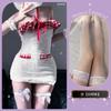 Disfraz de Navidad Chaomu Falda de Cadera para Mujer Dulce Sexy Uniforme de Chica Conejita Sexy Traje de Camisa de Año Nuevo Sexy