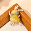 Pingente de Coelho Correndo Brocado de Canção Estilo Chinês Colorido Ornamento de Coelho Macio Fofo Acessórios Versáteis Portáteis Diários para Meninas
