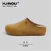 Sapatos Universais Muller Birkenstock para Homens Nova Coleção Primavera 2026 Estilo Outdoor Escritório Slip-On Meias-Calças Fechadas para Homens