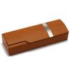 Venta al por mayor de fábrica caja para gafas hecha a mano con veta de madera de alta calidad caja de hierro plegable ins caja simple personalidad caja para gafas de miopía