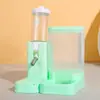Alimentador automático para hamster com rolamento de esferas e garrafa de água multifuncional, dois em um 0,05 kg para animais de estimação pequenos como hamsters dourados