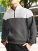 Sudadera Casual de Waffle Estilo Americano Transfronteriza para Hombre con Cuello Alto y Cierre de Cremallera, Cuadros Pequeños, Manga Larga, Chaqueta Tk con Patrón de Diamantes