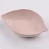 Prato para Condimentos de Palha de Trigo para Cozinha Doméstica Criativo de Plástico Redondo para Picles Prato Pequeno Louça Prato para Molho Lanche