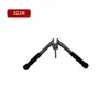Manija de Barra Alta para Jalón, Piezas de Forma Especial, Accesorios para Cuerda de Jalón de Gimnasio, Barra de Jalón en Forma de D, Barra de Látigo, Barra de Jalón Multifuncional