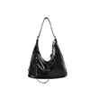 Bolsa Tote Retro de Grande Capacidade 2026 Estilo Simples Novo Sensação Relaxada Bolsa de Ombro Único Textura Fashionável Mochila Casual Tendência