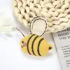 Nuevo Tejido Coreano Bordado Relleno de Algodón Forma de Dibujo Animado DIY Abeja y Conejo Accesorios para la Cabeza/Ropa Infantil Suministro
