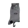 Calcetines de Exportación para Hombre, Calcetines de Alto Volumen, Calcetines Deportivos Largos con Letras Blancas y Negras, Calcetines de Media Pantorrilla, Calcetines Finos de Verano para Puestos de Mercado