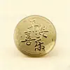 Caixa de Presente com Moeda de Ouro e Certificado, Novo Modelo, Desejo de Prosperidade, Presente de Dia dos Namorados Aniversário Moedas de Ouro Atacado