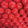 Mancuernas para Fitness en Casa, Mancuernas Pequeñas Hexagonales Recubiertas de Color, Equipo de Entrenamiento de Fuerza de Hierro Fundido Sólido para Uso en Casa