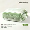 Toalla de coral fleece con patrón ondulado, toalla facial de uso doméstico, toalla facial suave y amigable con la piel, toalla con patrón de agua de exportación transfronteriza