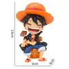 PVC Una Pieza Edición Q Rey Pirata Sonriente Lufei Solon Hecho a Mano Serie de Juguetes de Moda Decoración de Escritorio para Coche Péndulo
