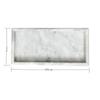 Bandeja Nórdica Rectangular de Mármol Jabonera Bandeja de Almacenamiento para Cepillos de Dientes Peine Bandeja para Cosméticos Joyería Limpiador de Manos Bandeja de Baño