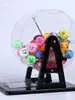 Máquina de Loteria Manual Bola de Duas Cores Sorteador de Números Máquina de Atividade de Entretenimento para Reunião Anual Máquina Sorteadora de Números de Tanque de Peixes Máquina Sorteadora de Números