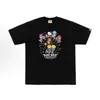 Suministro mayorista transfronterizo Chaopai de comercio exterior a 260g éxito de ventas BAPE cabeza de simio tiburón camiseta de manga corta 21