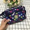 Bolsa Pequeña para Mujer, Bolso Cruzado, Bolso Casual de Lona, Bolso para Mamá, Bolso de Hombro con Texto Impreso, Bolso de Tela Floral, Artículos de Regalo