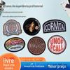 Patch Bordado para Casacos, Decoração de Badge Bordado Plano, Patch de Etiqueta de Tecido, Bordado Flocado, Bordado 3D de Desenho Animado de Brinquedo em Forma de Coração