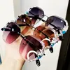 Gafas de Sol Estilo Nuevo 2026 para Mujer, Anti-UV, Protección Solar, Adelgazantes para Rostro Redondo, Populares Gafas de Sol con Pedrería para Mujer, Tendencia Estilo Coreano Ins