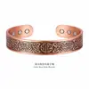 Pulsera de Moda Transfronteriza, Estilo Celta de Moda, Anillo Magnético de Apertura con Tótem Vintage, Joyería de Pulsera de Alta Gama