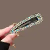 Brilhante Super Pedraria Colorida Diamante Vazado Presilha Bb Grampo de Cabelo Resistente Presilha Lateral Presilha Superior Presilha para Franja Acessório de Cabelo Presilha Lateral Ornamento de Cabelo
