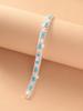 Suministro transfronterizo de pulseras de cadena con diseño de nicho de circonita de color circonio, joyería de moda para mujer, venta al por mayor.