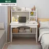 Escritorio Infantil Escritorio para el Hogar Mesa de Estudio Mesa Pequeña Apartamento Dormitorio Estudiante de Primaria Estudiante de Secundaria Mesa Integrada con Estantería