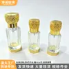 Popular botella octagonal de madera de agar, botella de cristal transparente con gotero para aceites esenciales, botella de vidrio vacía portátil para líquido de esencia, venta al por mayor desde el fabricante