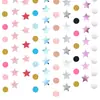 Decoração de Quarto Guirlanda de Estrelas Estilo Ins, Decoração de Casamento Guirlanda de Estrelas de Cinco Pontas, Festa de Aniversário Decoração Bandeira Espelhada